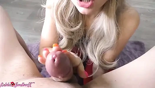 Ateşli sarışın üniversiteden sonra şehvetli oral seks büyük yarak - oral dölleme