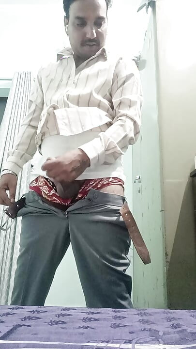 Indian desi man enjoy shower and masterbation show with neighbour
