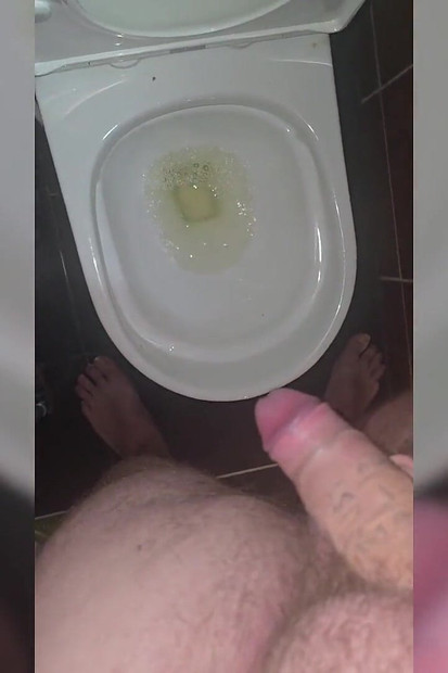 Jimbob Pissing in Toilet