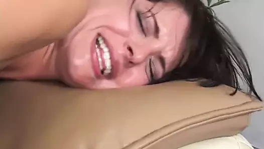 Horny fucker loves getting her pussy fucked in multiple positions on the...