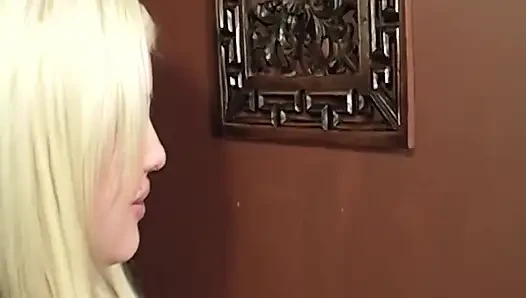 Blonde MILF Spreads Ass and Fingers Dripping Pussy