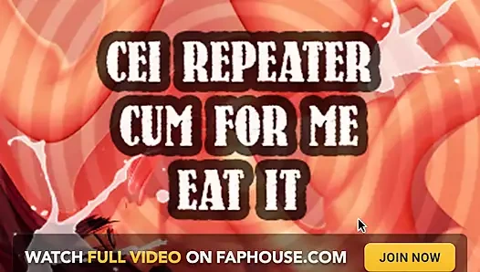 ТОЛЬКО АУДИО - репитер CEI кончает для меня и съешь это, сисси едо