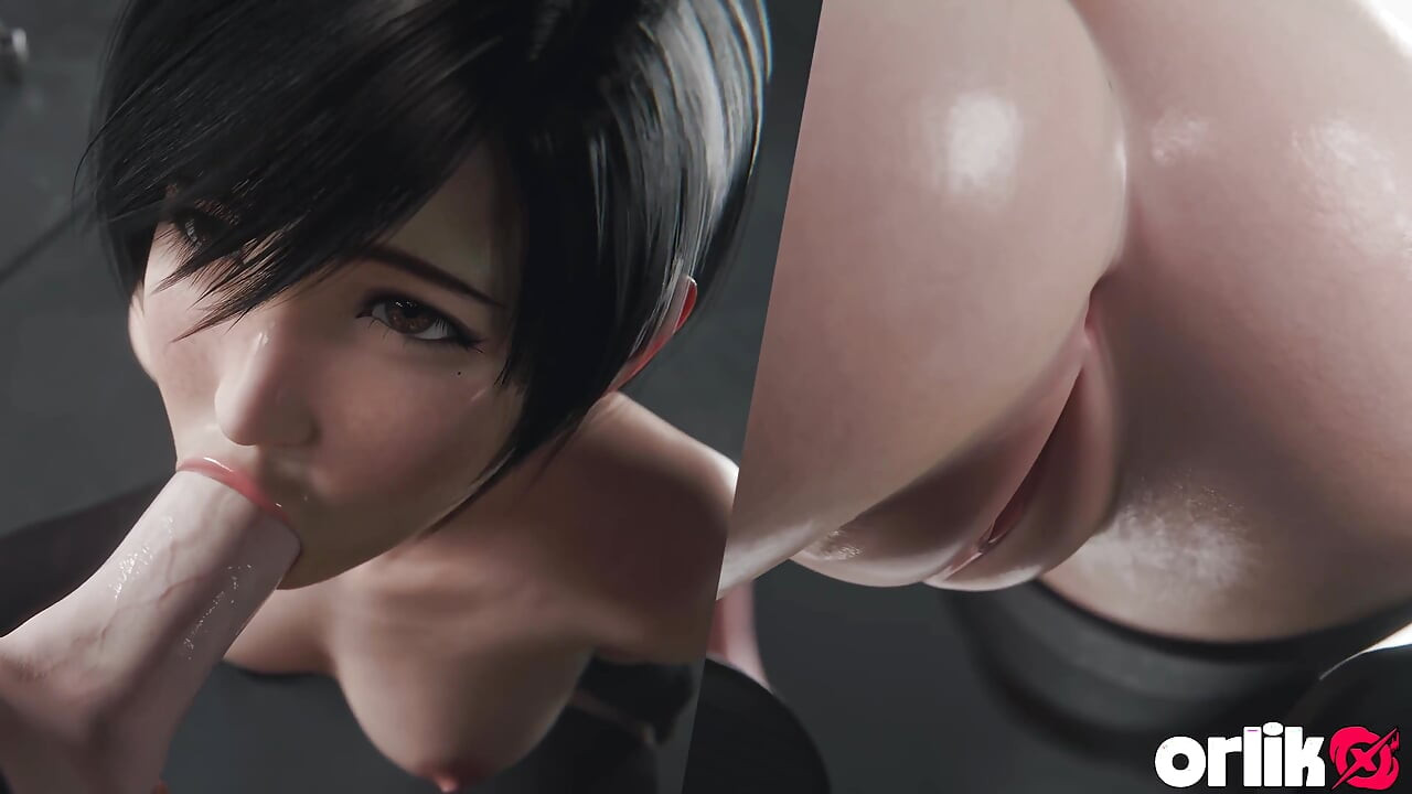 Yuffie ไฟนอล แฟนตาซี 7 บริการอมควยแก้ผ้าอย่างสมบูรณ์ - แอนิเมชั่น 3 มิติเปียกและเลอะเทอะ 4K
