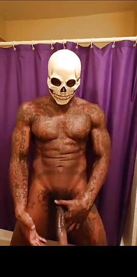 BBC Worship Hallelujah Johnson (Ghost Rider Johnny Blaze) Tall Dark Chocolate Muscles Tattoos Hairy BBC Hallelujah