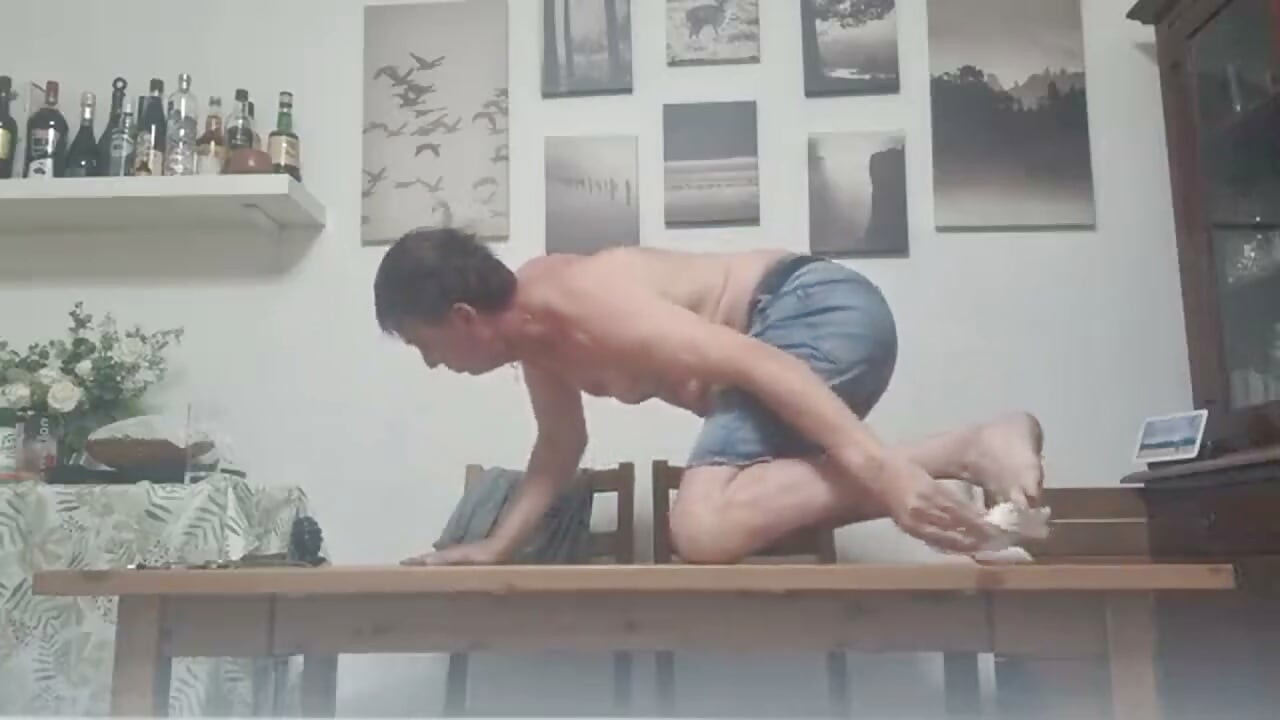 Nude on a table