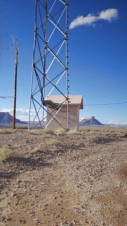 Nude at the Transmission Tower