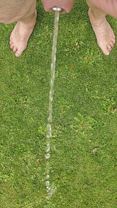 ฉี่ในสวน, กับปลั๊กภายใน