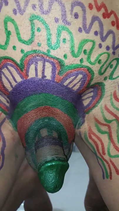 Sissy Showing Penis Tattoo | Clip 3