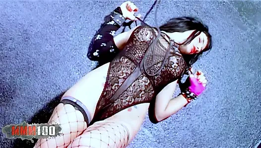 Nina Roberts: Sexy Pornstar Making a Sado Strip