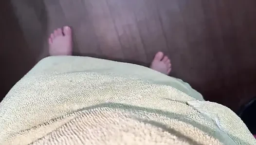 Big-ass Stepmother Helps Stepson with Ball Suffering