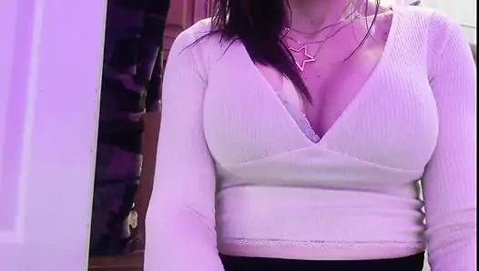 Zoey nine porno yıldızı mahkemeden önce banyoda amıyla oynuyor