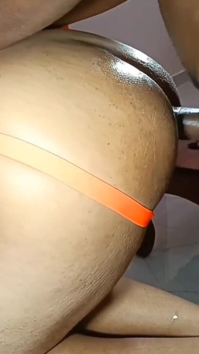 Thrilling moment from "My neighbor makes me suck and then puts me on all fours and puts his huge thick black come with a"