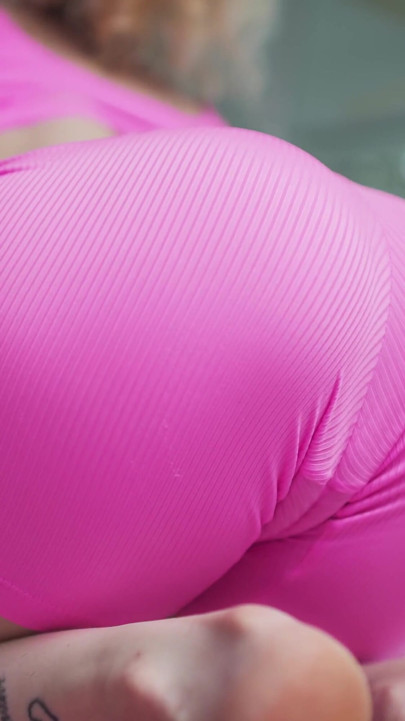 Naughty Teen Decided to Finish Gym Training with Orgasm