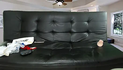 Big Tits Stepmom Orgasm with Big Dildo and Squirt