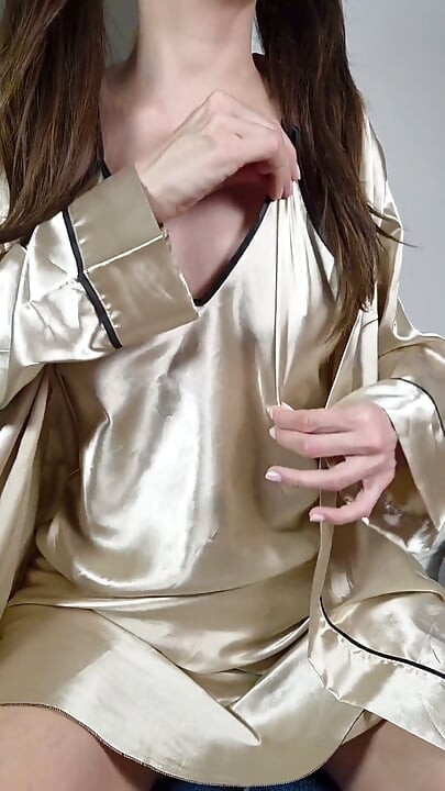 Soak That Satin with Your Huge Cumshot