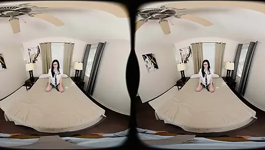 FORBVR - Your Horny Teen Student Wants To POV Suck And Fuck Cock During Fieldtrip