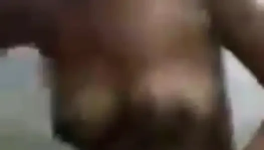 Video call with wife of person taking a shower while matsurbasi
