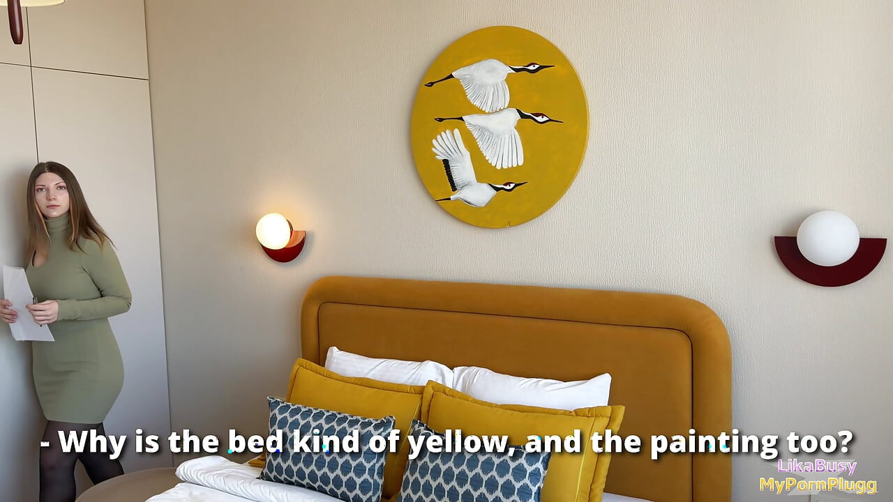 "YOU CAN USE MY PUSSY AS AN APOLOGY! Interior designer offered to fuck herself for the ruined apartment and she even liked it!