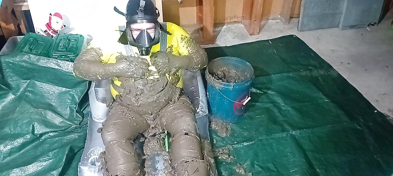 Latex Biohazard Drone Smearing Mud