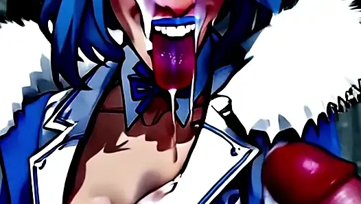 Warmed up the Snow Maiden with hot cum