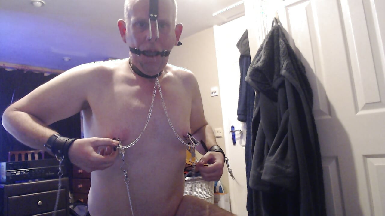 Self Bondage Nipple Pain