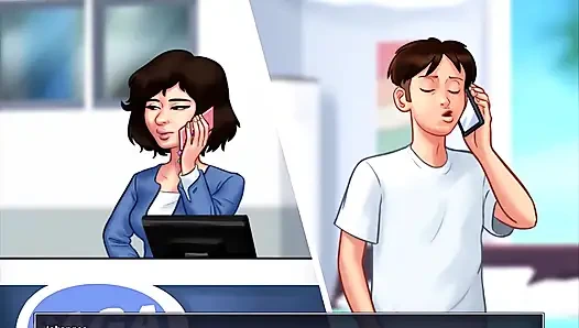 Summertime saga - johannes fickte Odette, Johannes fickte Maria, Eva hatte ihr baby