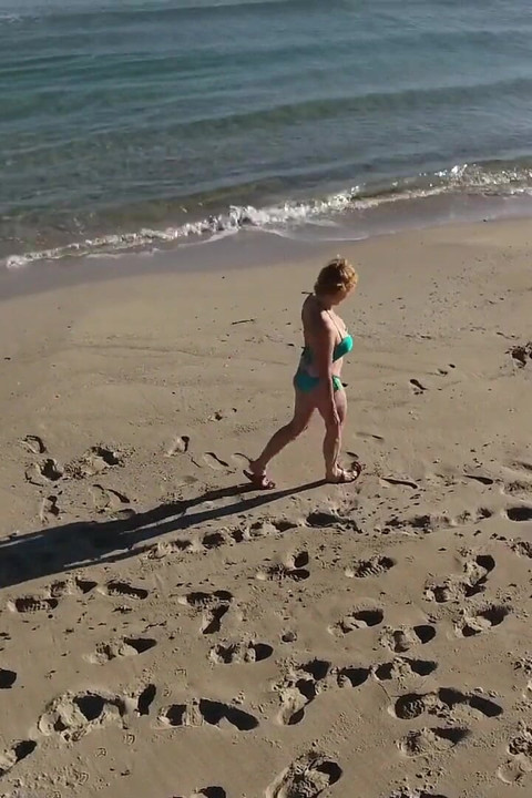 MILF Has Holiday Sex on the Beach