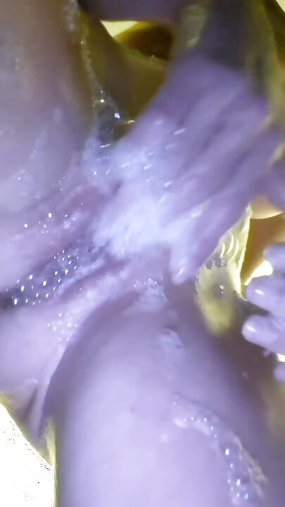 CLOSE UP SOAPY PUSSY AND ASS PLAY AND MULTIPLE ORGASMS