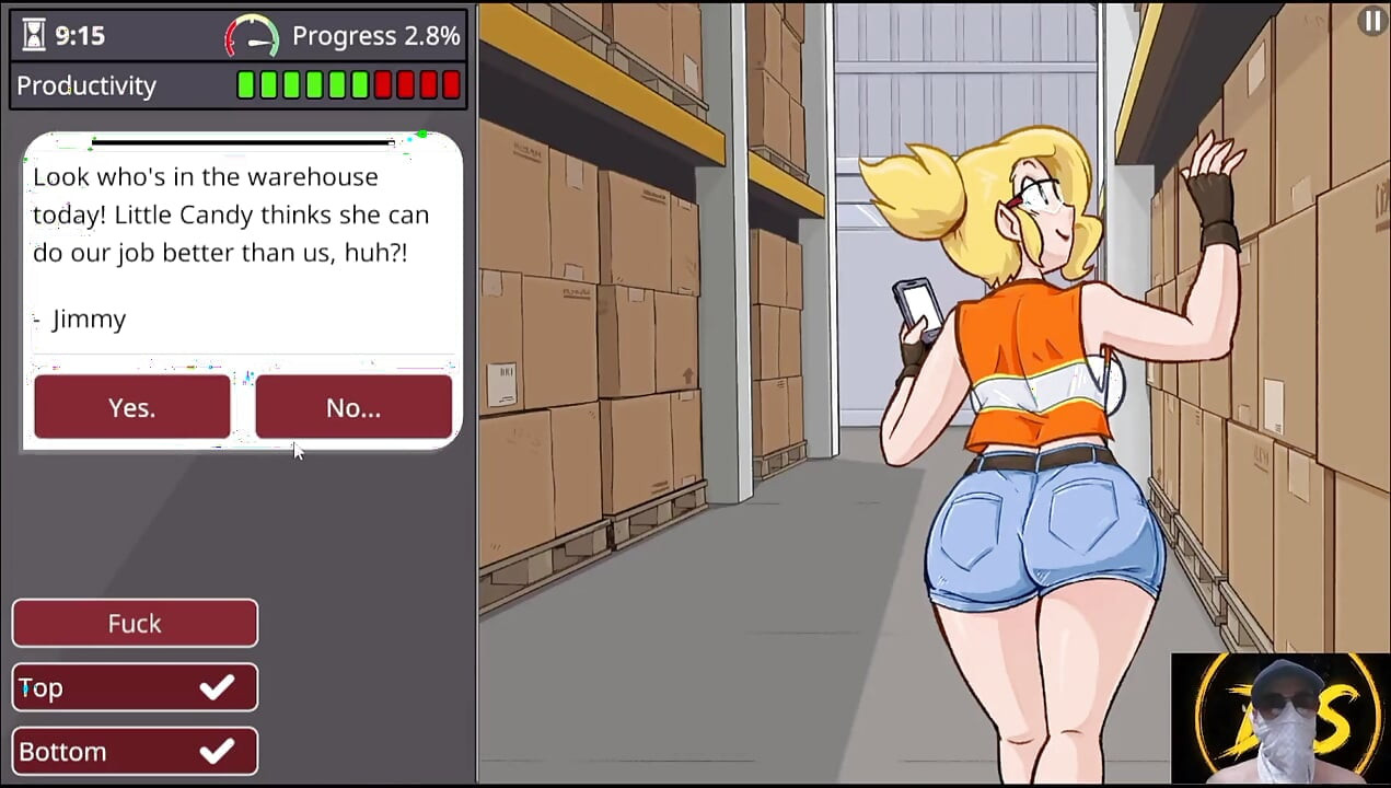 Barely Working Part-2! Hot Slut Is Fucked in Construction Duty Warehouse!