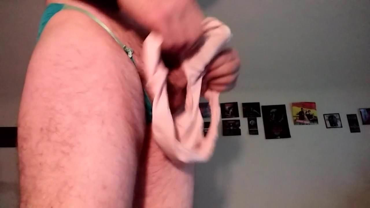Playing with my pink panties