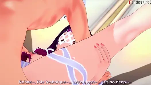 Columbina blowjob - Genshin Impact