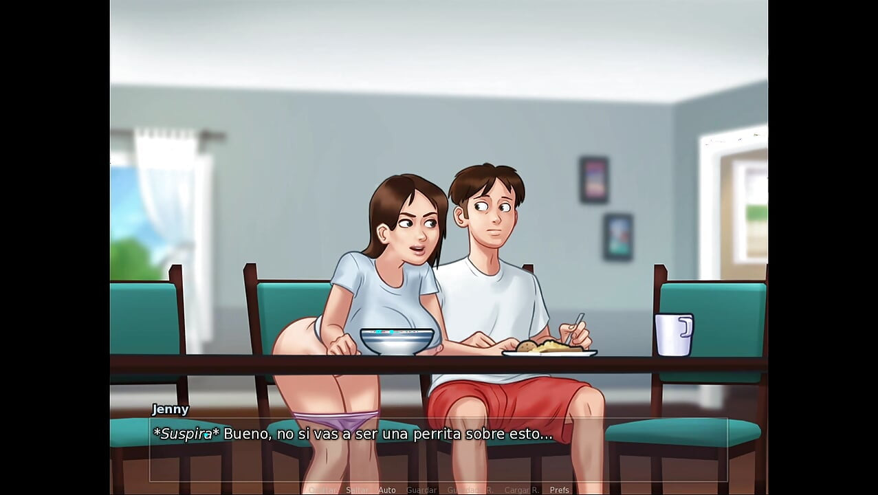 Mẹ kế và chị kế cạnh tranh để xem ai mang lại cho người thuê nhà niềm vui nhất - Summertime Saga