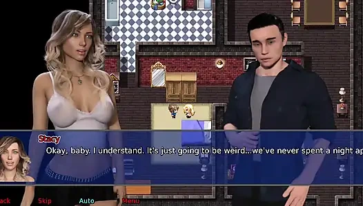 Die büro-ehefrau # 25 - Ein fremder hat ein Foto von Stacy gemacht... Nate, Jessie und Stacy hatten eine 3 sum.