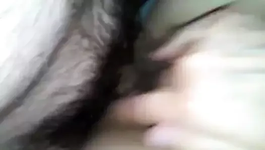 Fucking Wifes Hairy Pussy POV