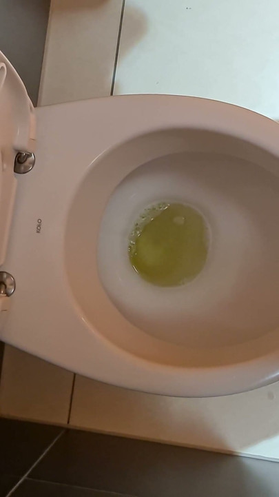 Horny man piss in the public toilet of shopping mall and play with dick 4K | Clip 1