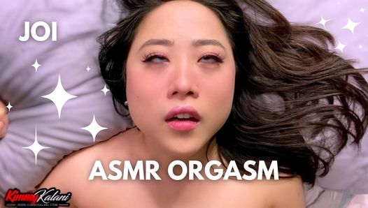Hermosa cara de orgasmo intenso agonía - asmr instrucciones de paja - Kimmy Kalani