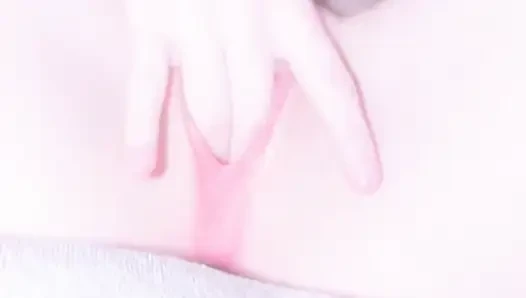 Pink virgin pussy solo masturbation