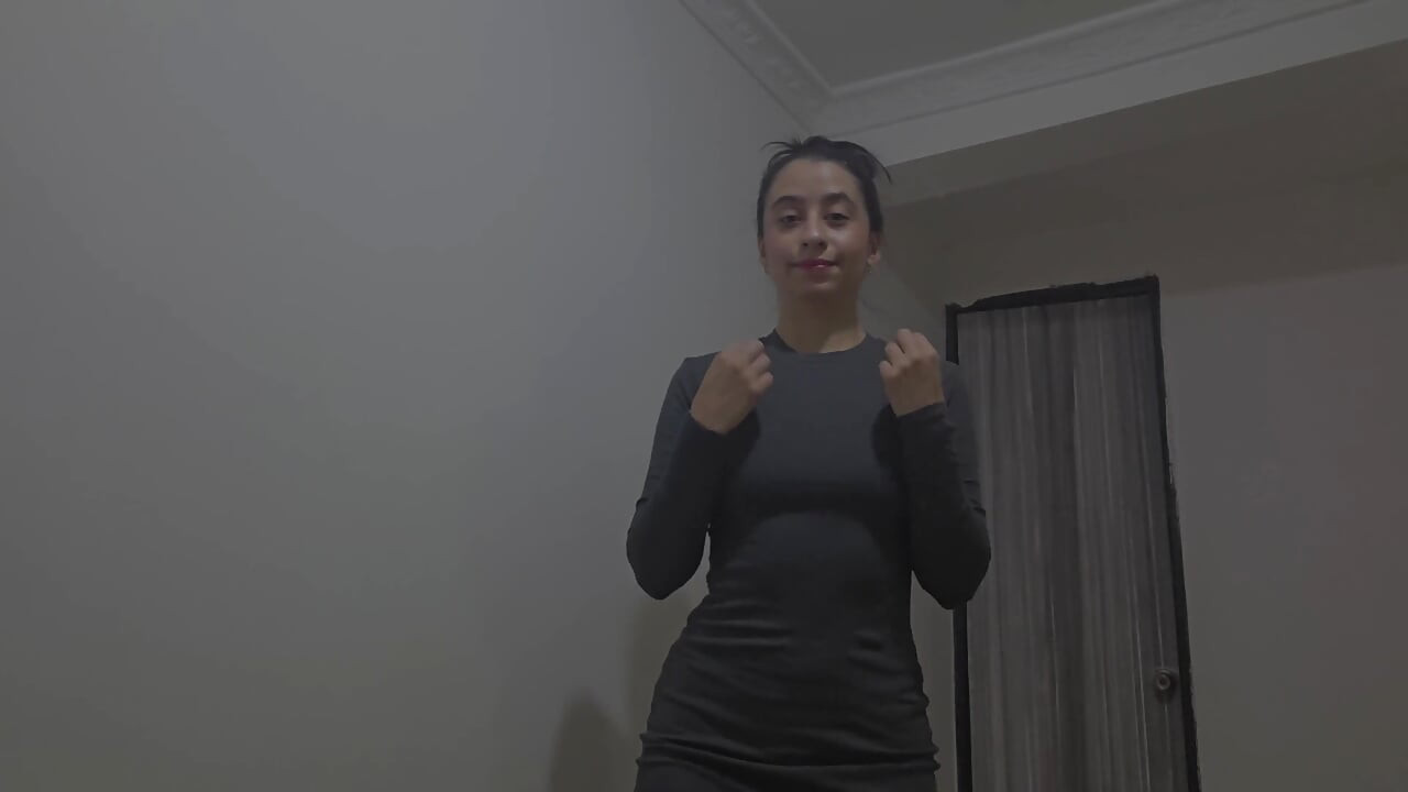 At Home Try-on Haul Grey Dress Fitting & Styling Session