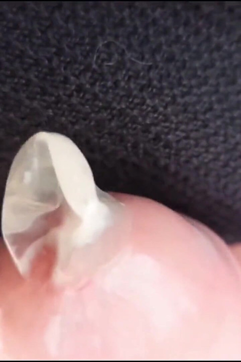 Edging with Condom It Is Creamy Precum, Two Horny Cumshots and Foamy Cum Mess