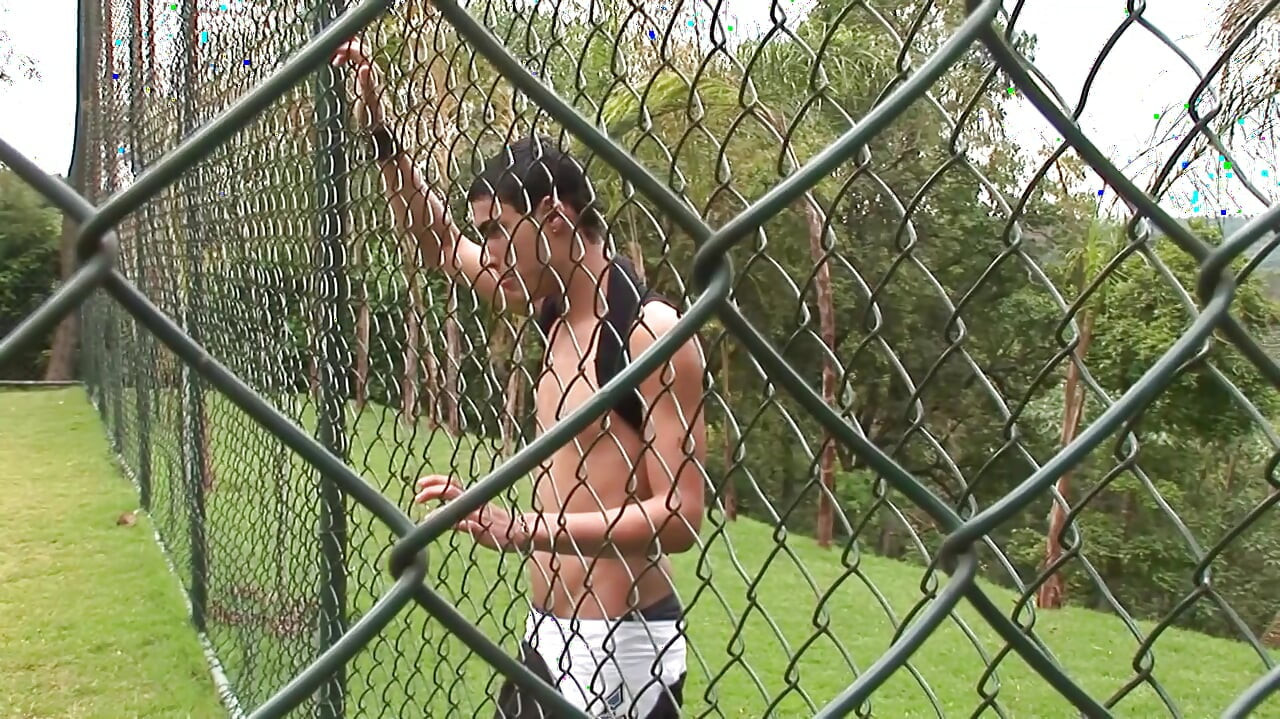 Al Fresco Twinks Al Aire Libre Chupando Y Follando