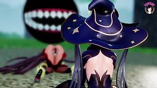 Mona y Yukikaze - Baile Sexy + Follada Duro (HENTAI 3D)