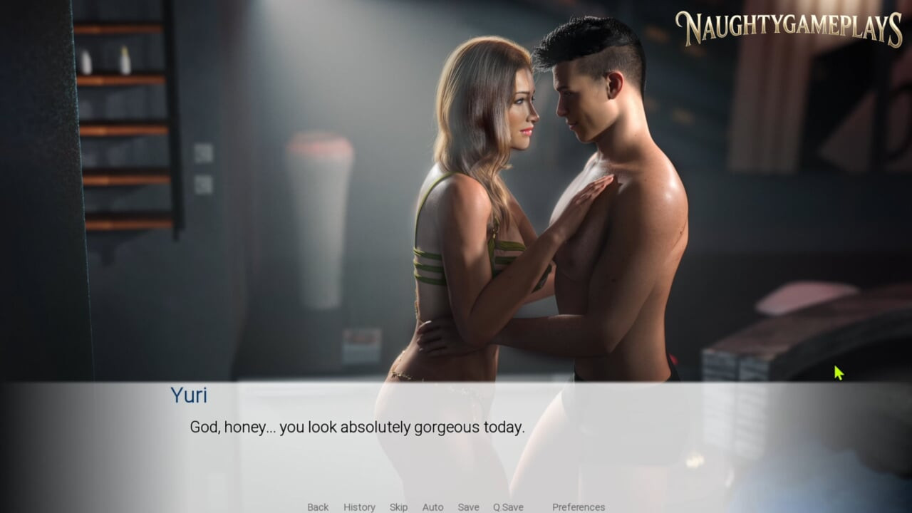 Hot Wife Looks Sexy in Lingerie, Cute Married Couple - The Wife of Dero Island Part 01 By Dark Egg - 3D Game