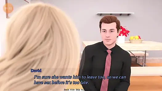 Идеальный брак No8 Крис и Энн болтают в постели.