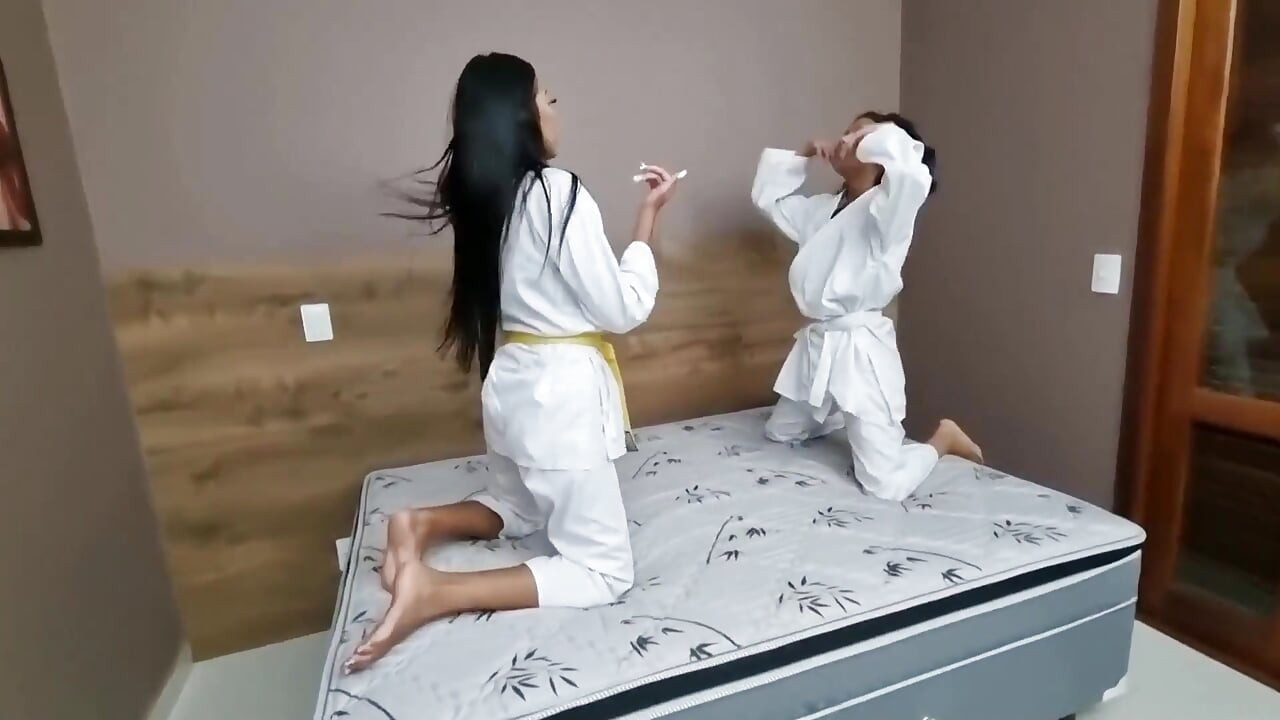 Combat judoka - Izabella Paes et Nataly