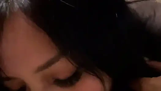 Hardcore hart! Ich habe ihren Hals für Muschi gehalten und bin gekommen!