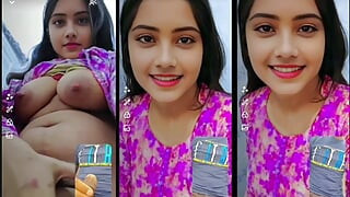 Desi carina zia videochiamata chat sessuale, ditalino su videochiamata