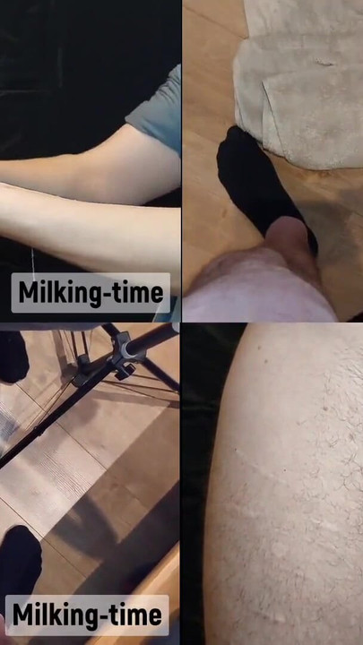Captivating moment from "There's Dicks Everywhere! Split-Screen Cumpilation 2 (Milking-time)"