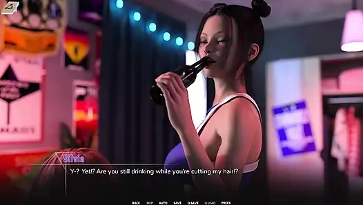 Tabu university 110 - emo-mädchen gibt mir einen schlampigen blowjob, während meine freundin zuschaut