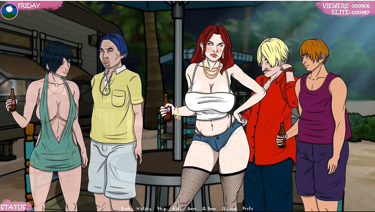 Lust Town - Gameplay - Roleplay - Amanda Trabalha no Bar e Se Exibe