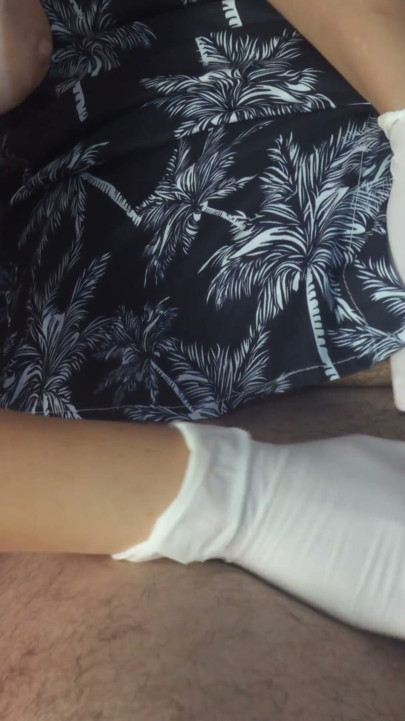My Indian stepsister in medical gloves humiliates my cock because it's too small and handjob kissing in 4k | Clip 1